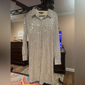 Large sparkly dress